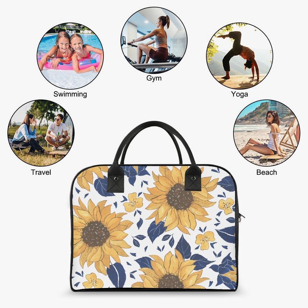 Blue Sunshine Large Travel Handbag - Kim’s Signature Beauty & Accessories    