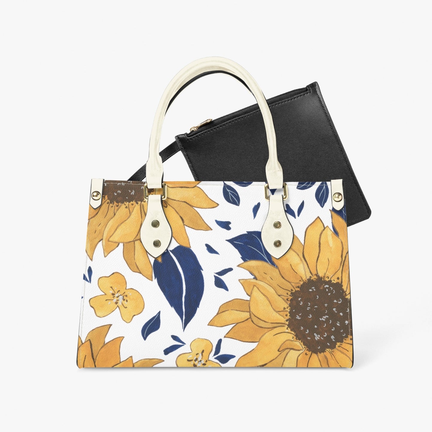 Blue Sunshine Tote Bag - Long Strap and Inner Bag - Kim’s Signature Beauty & Accessories    