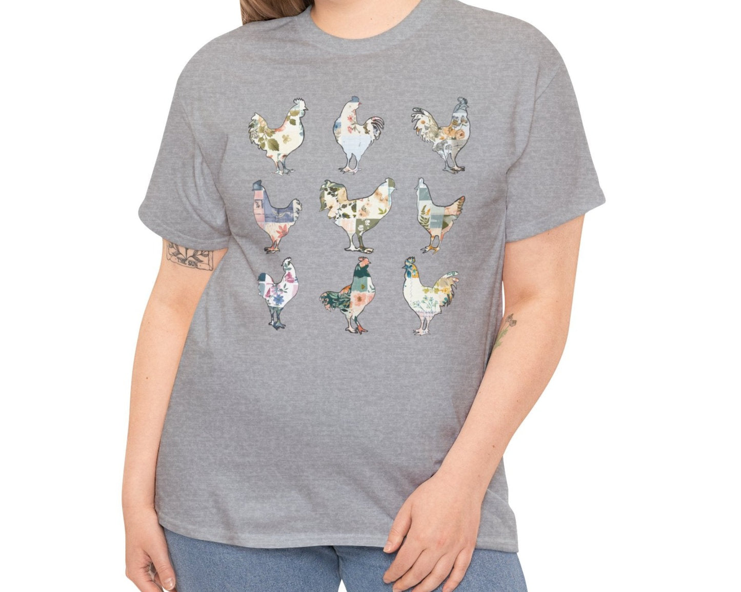 Boho Chickens | Cotton Tee - Kim’s Signature Beauty & Accessories    