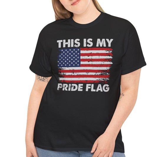 Bold American Pride Flag Design - American Flag Unisex Tee - Kim’s Signature Beauty & Accessories    