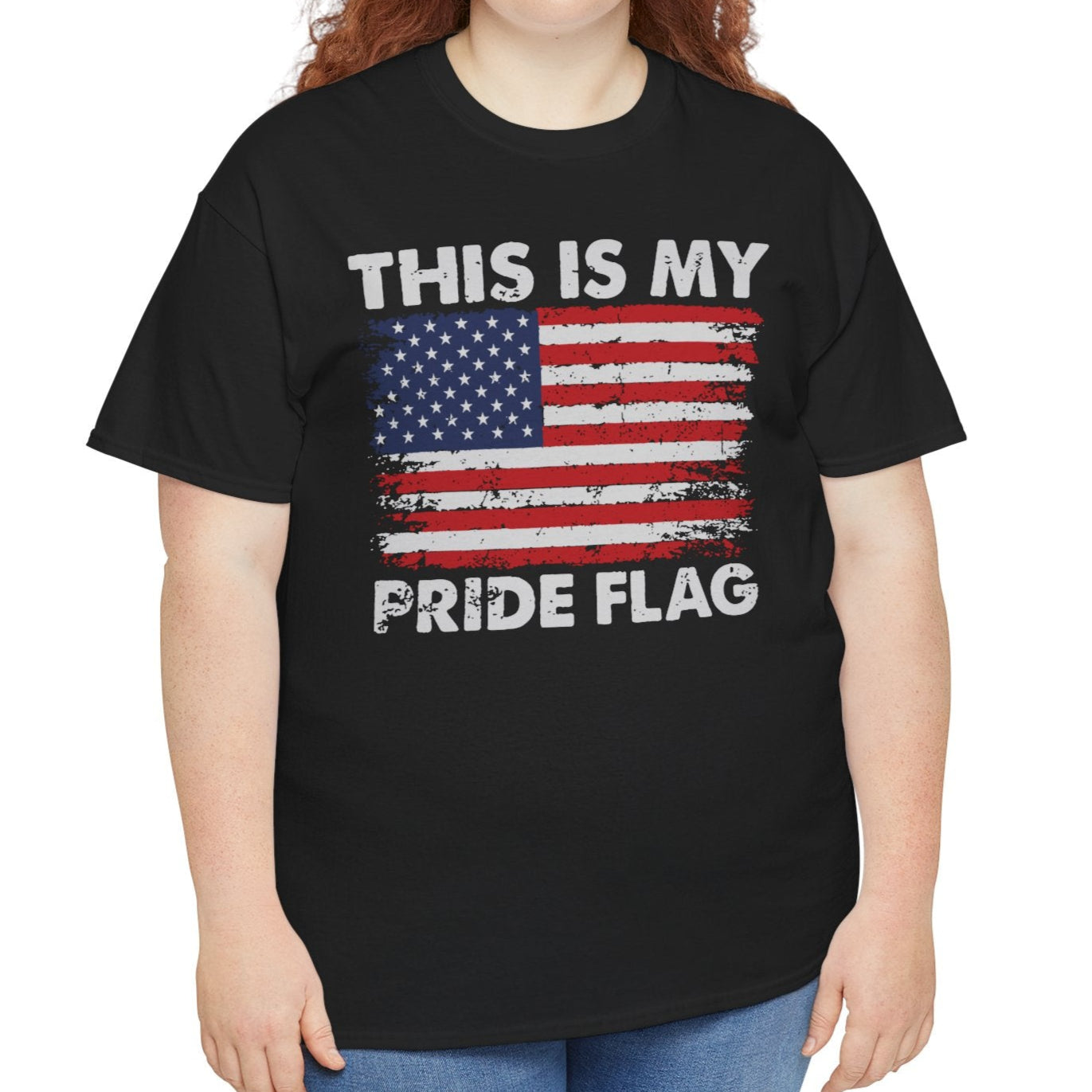 Bold American Pride Flag Design - American Flag Unisex Tee - Kim’s Signature Beauty & Accessories    