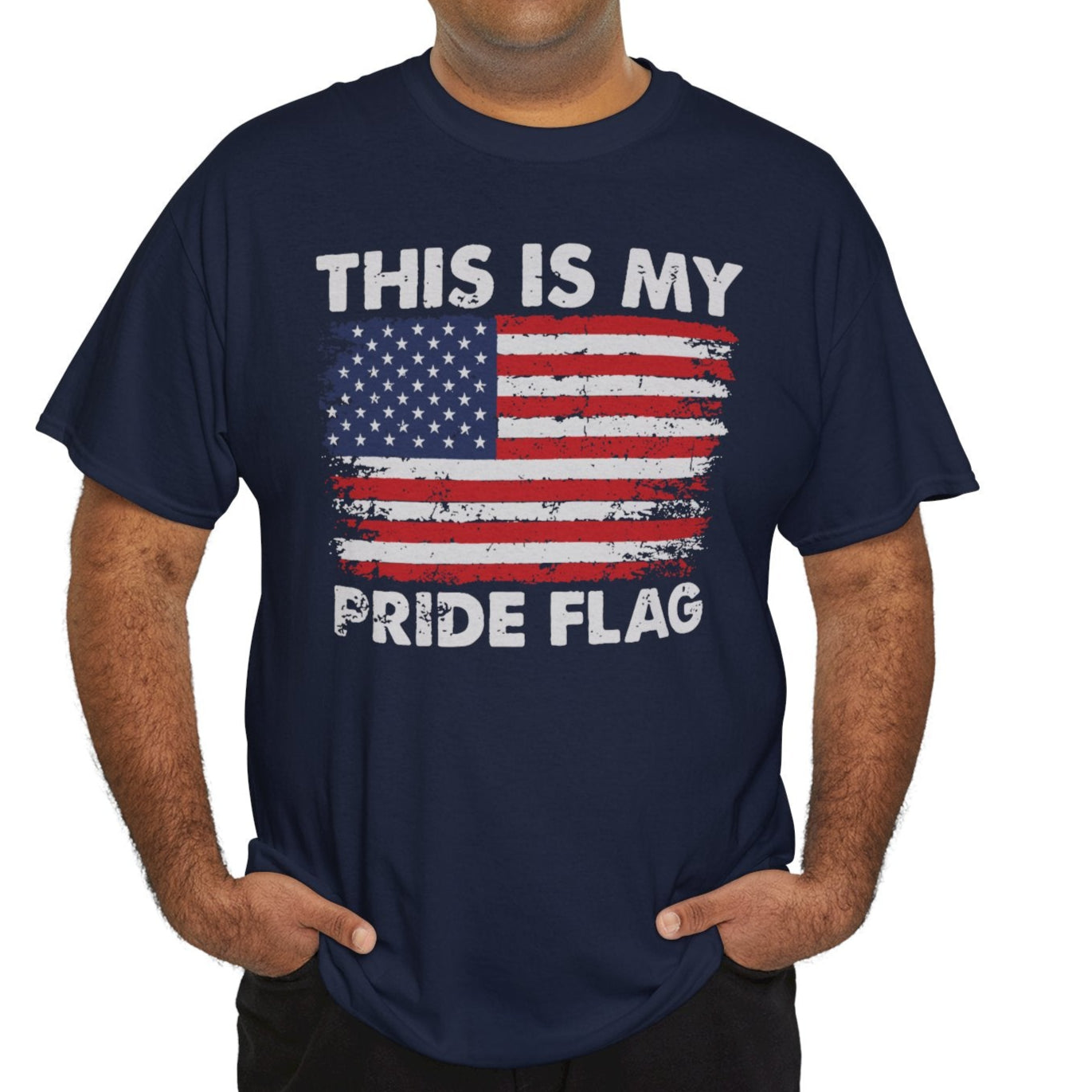 Bold American Pride Flag Design - American Flag Unisex Tee - Kim’s Signature Beauty & Accessories    