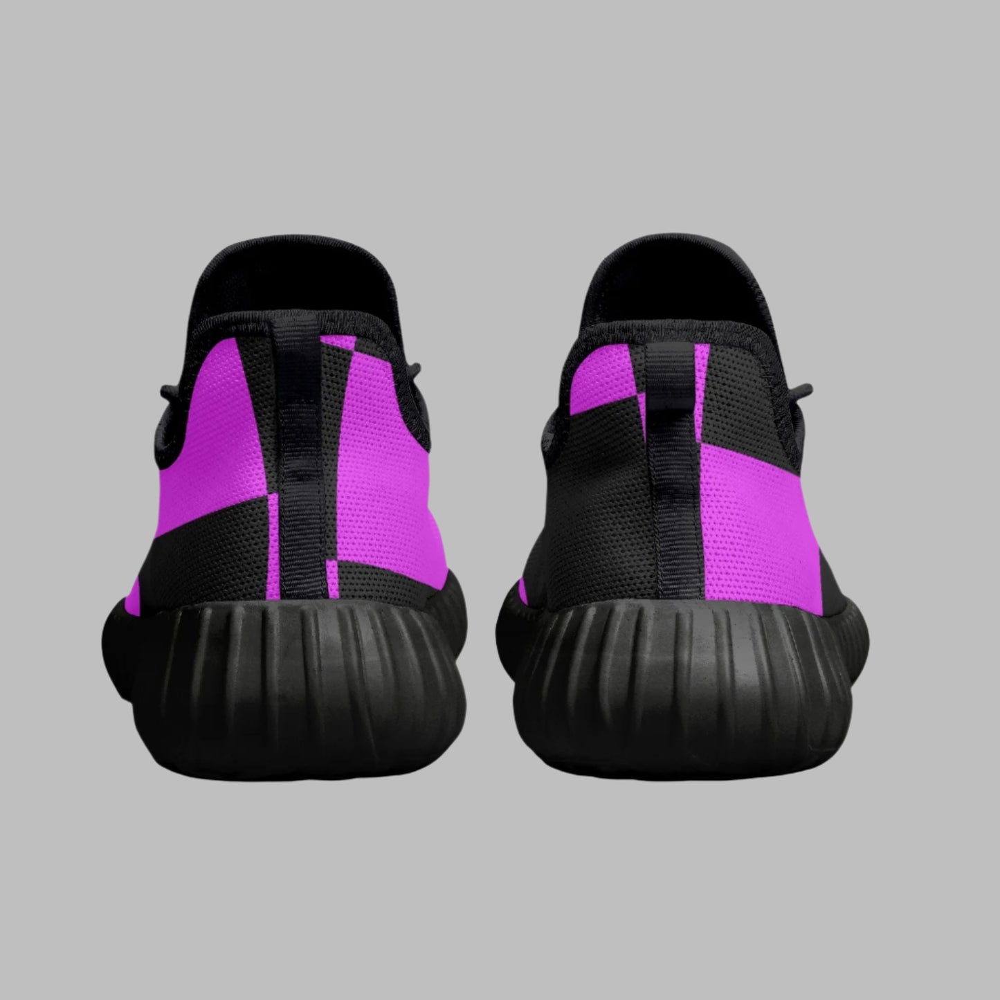 Bold Purple Checker Sneakers – Classic Comfort, Modern Edge - Kim’s Signature Beauty & Accessories    