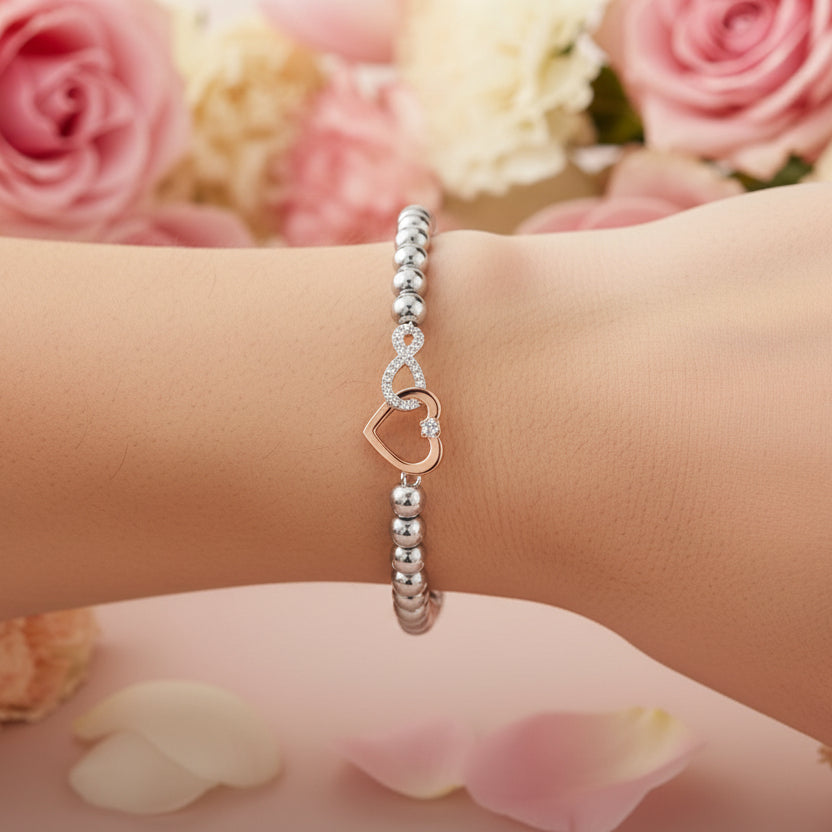 Bonus Mom Infinity Heart Bracelet – Gift for Stepmom - Kim’s Signature Beauty & Accessories