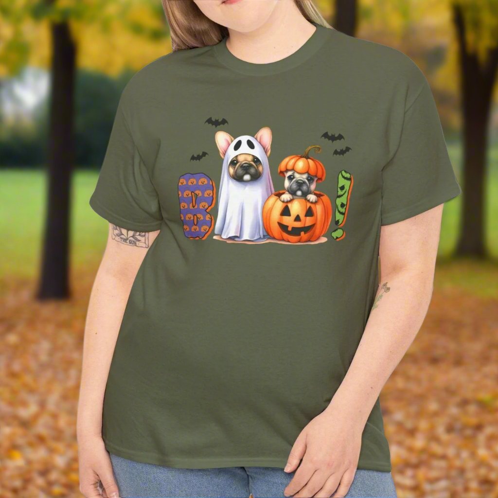 Boo! Dog-Themed Halloween Tee - Kim’s Signature Beauty & Accessories    