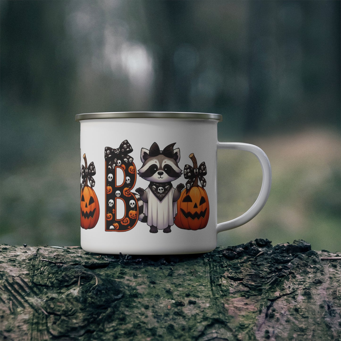 Boo Enamel Camping Mug - Kim’s Signature Beauty & Accessories    