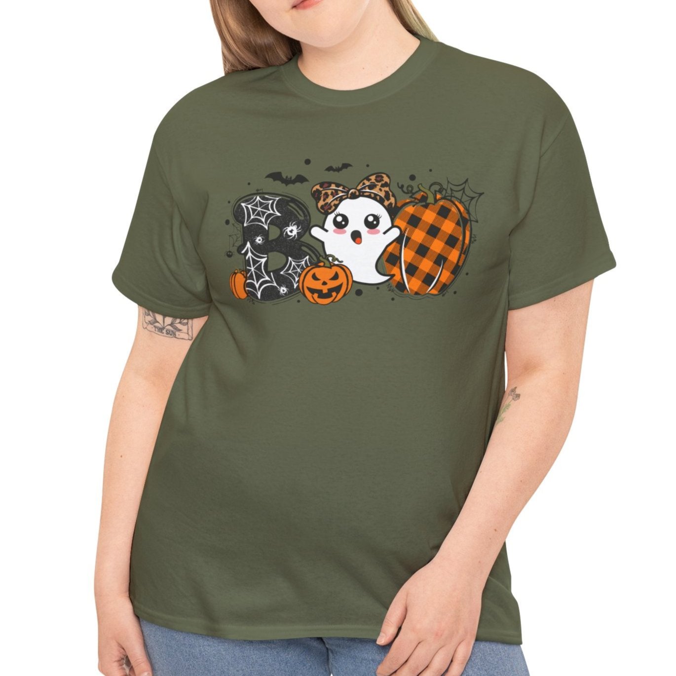 Boo Ghost Halloween Tee - Kim’s Signature Beauty & Accessories    