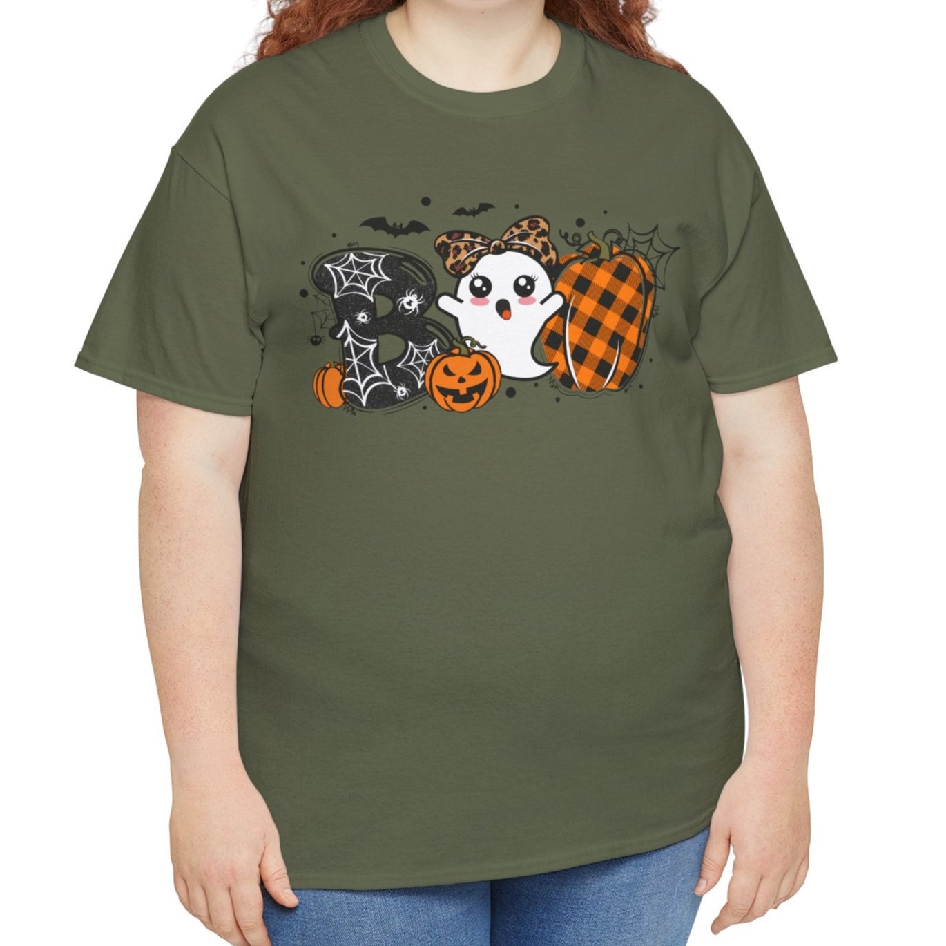 Boo Ghost Halloween Tee - Kim’s Signature Beauty & Accessories    