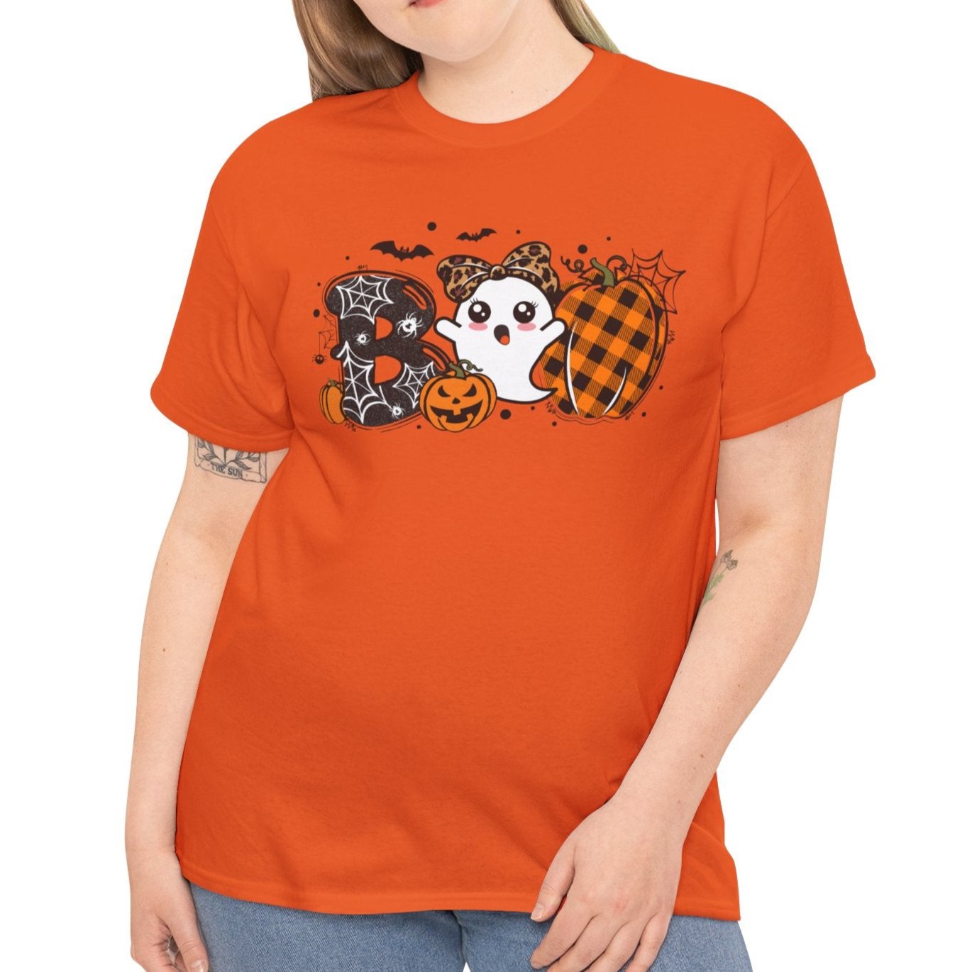 Boo Ghost Halloween Tee - Kim’s Signature Beauty & Accessories    