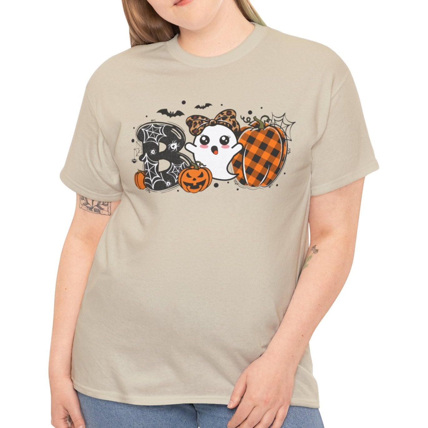 Boo Ghost Halloween Tee - Kim’s Signature Beauty & Accessories    