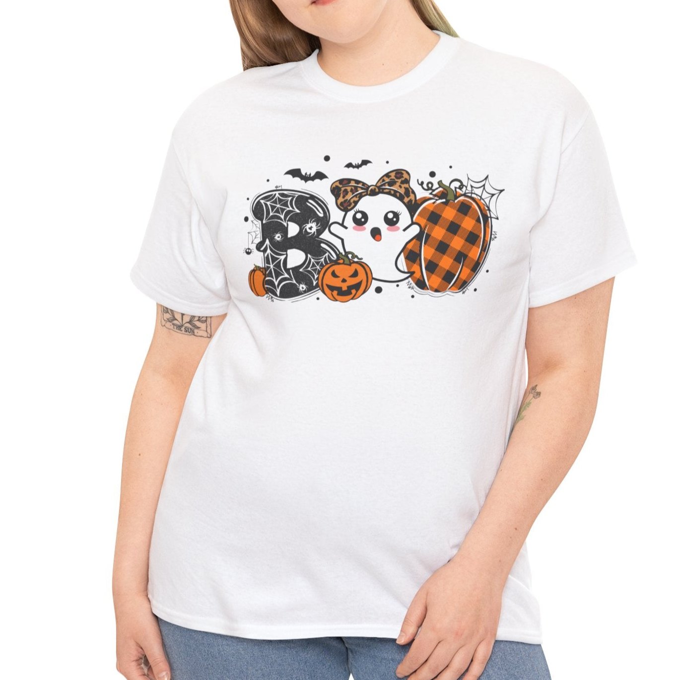 Boo Ghost Halloween Tee - Kim’s Signature Beauty & Accessories    