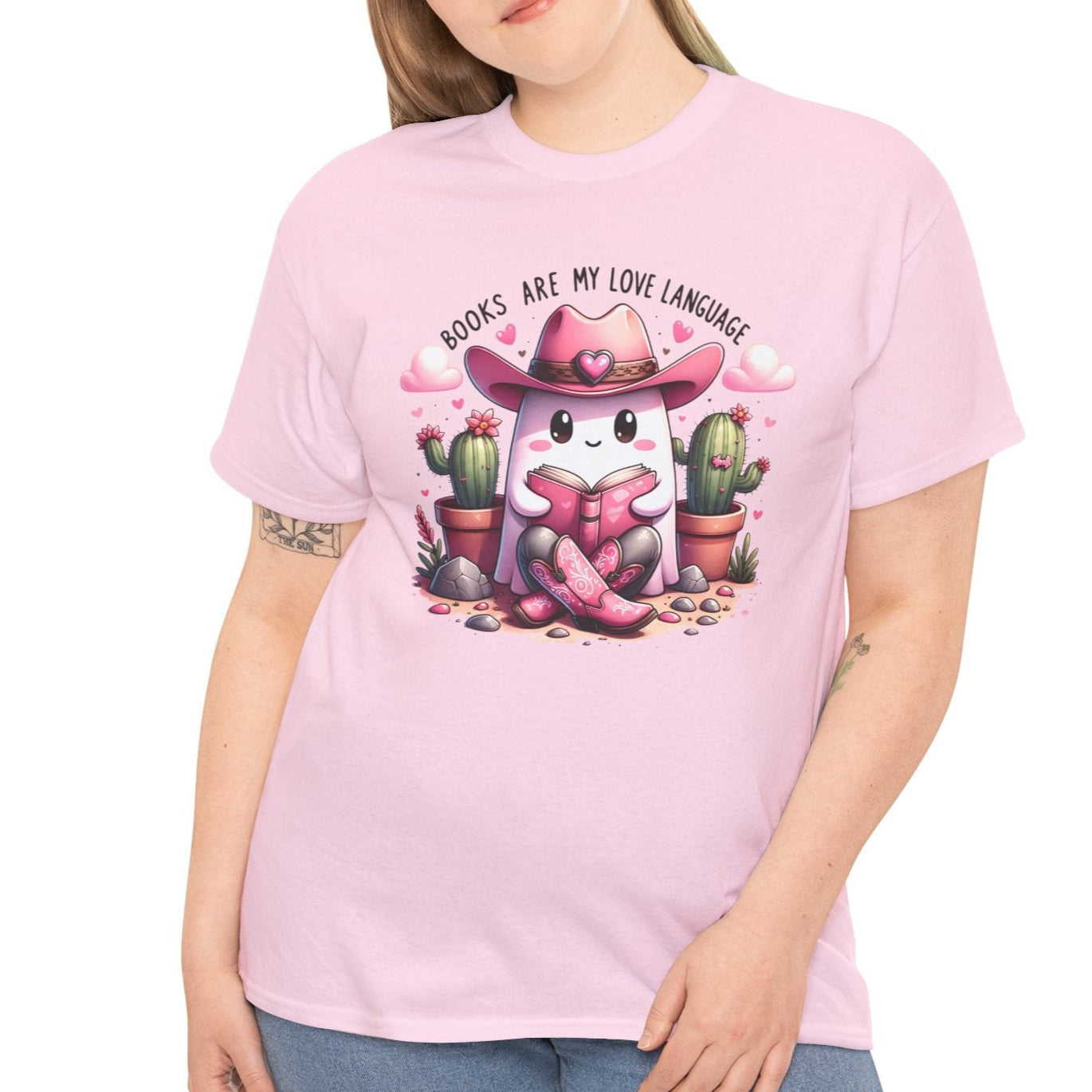 Books are my love language Tee - Kim’s Signature Beauty & Accessories    