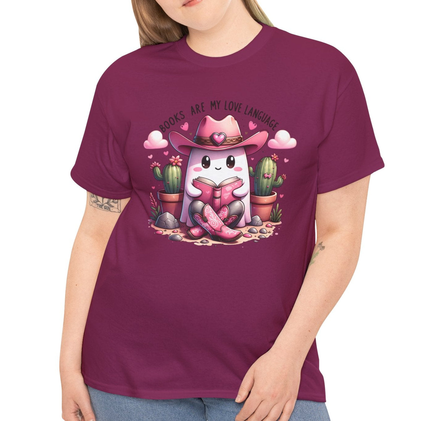 Books are my love language Tee - Kim’s Signature Beauty & Accessories    