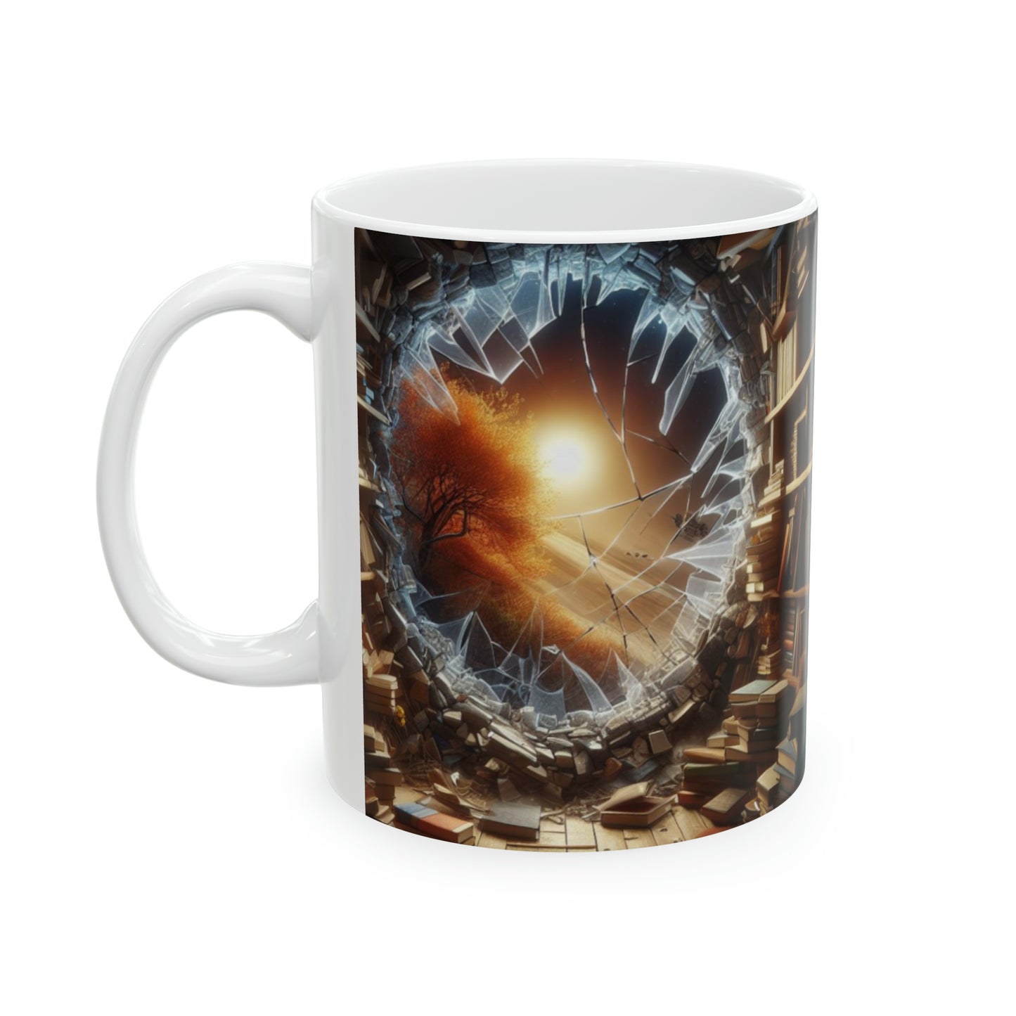 Bookworm’s Paradise – 3D Bookshelf Mug - Kim’s Signature Beauty & Accessories    