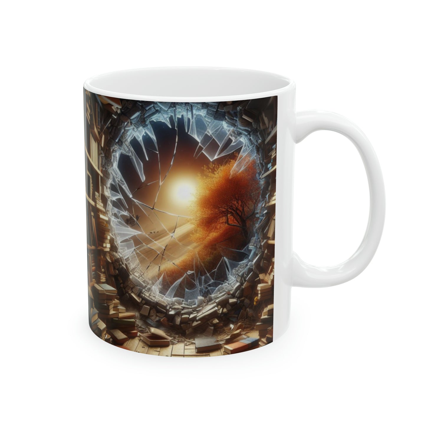 Bookworm’s Paradise – 3D Bookshelf Mug - Kim’s Signature Beauty & Accessories    