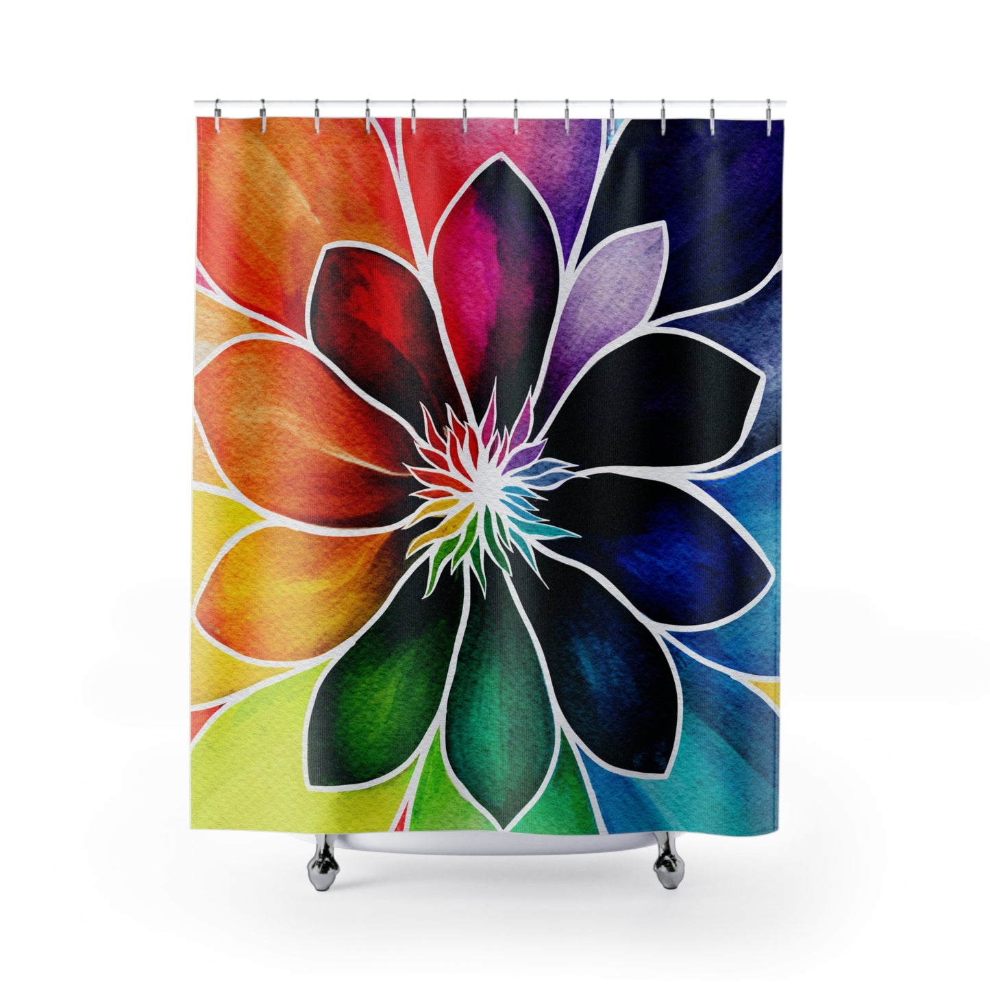 Bright Flower Shower Curtain - Kim’s Signature Beauty & Accessories    