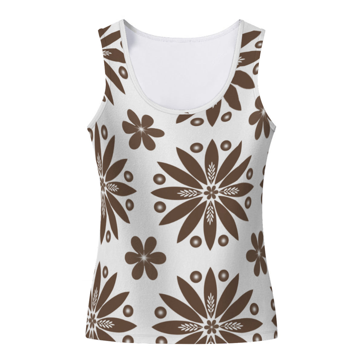 Brown Love Tank Top - Kim’s Signature Beauty & Accessories    