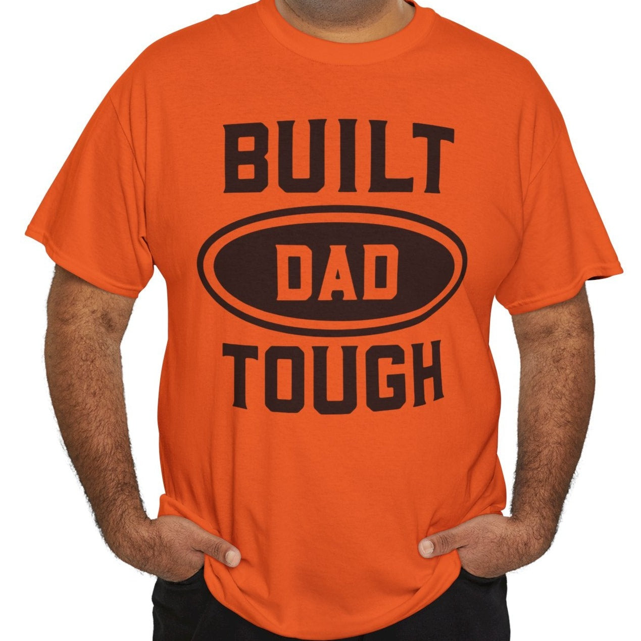 Built Dad Tough |  Cotton Tee - Kim’s Signature Beauty & Accessories    