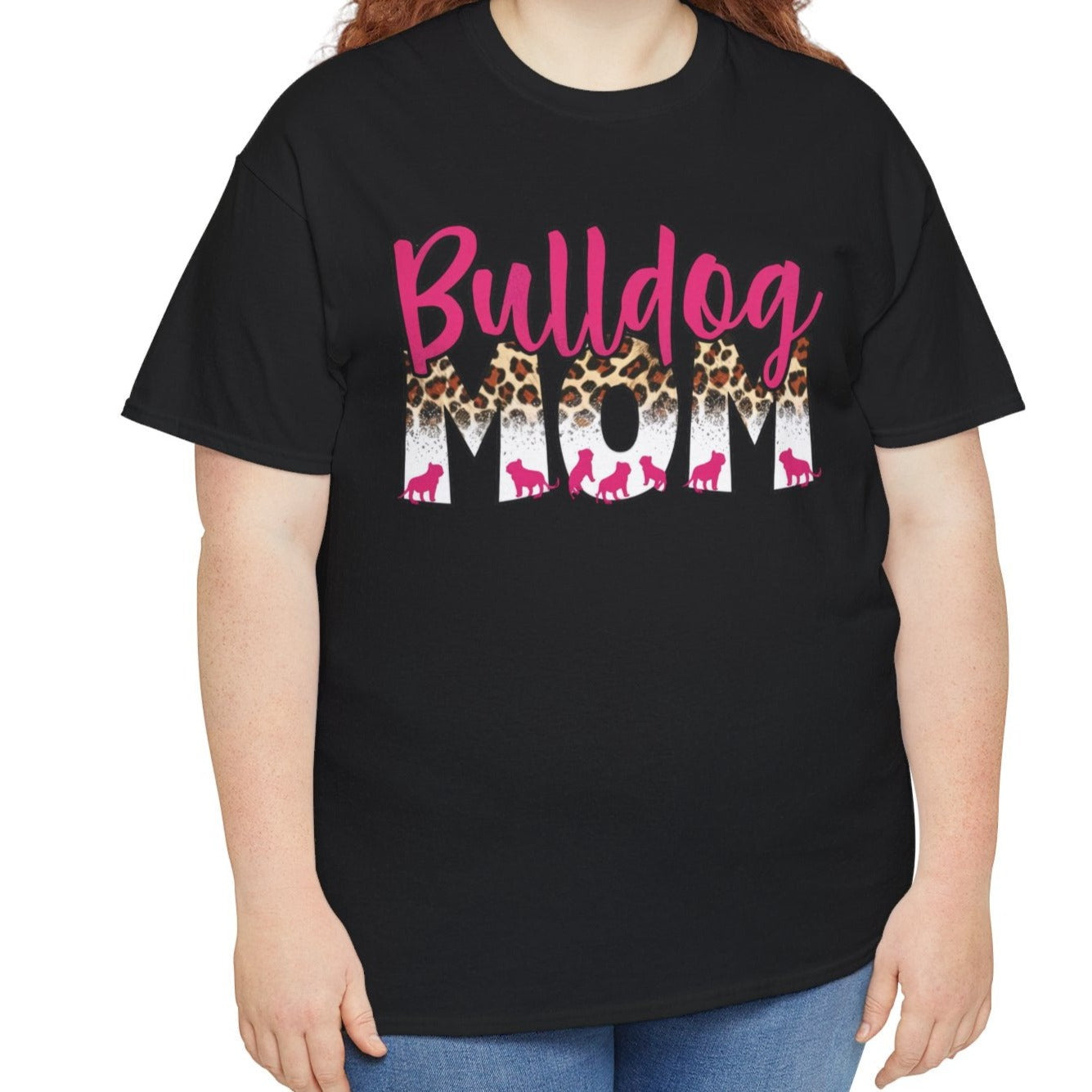 Bulldog Mom |  Cotton Tee - Kim’s Signature Beauty & Accessories    