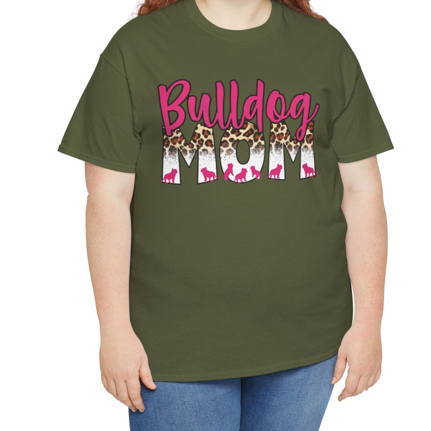 Bulldog Mom |  Cotton Tee - Kim’s Signature Beauty & Accessories    