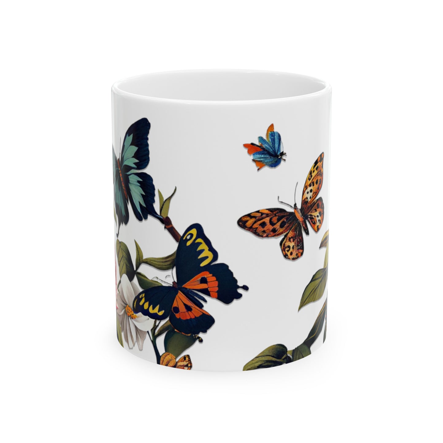 Butterfly Bliss Floral Coffee Mug - Kim’s Signature Beauty & Accessories    