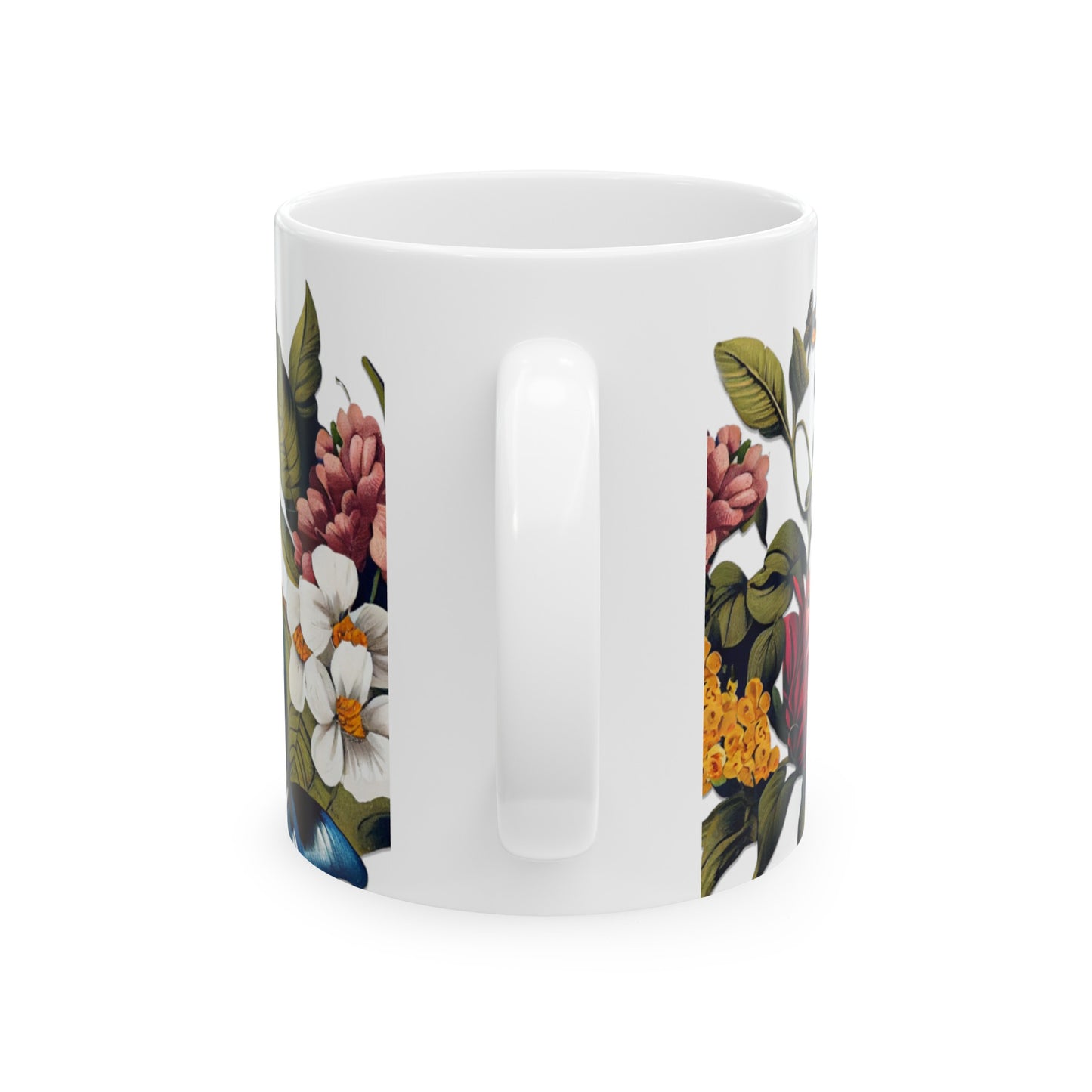 Butterfly Bliss Floral Coffee Mug - Kim’s Signature Beauty & Accessories    