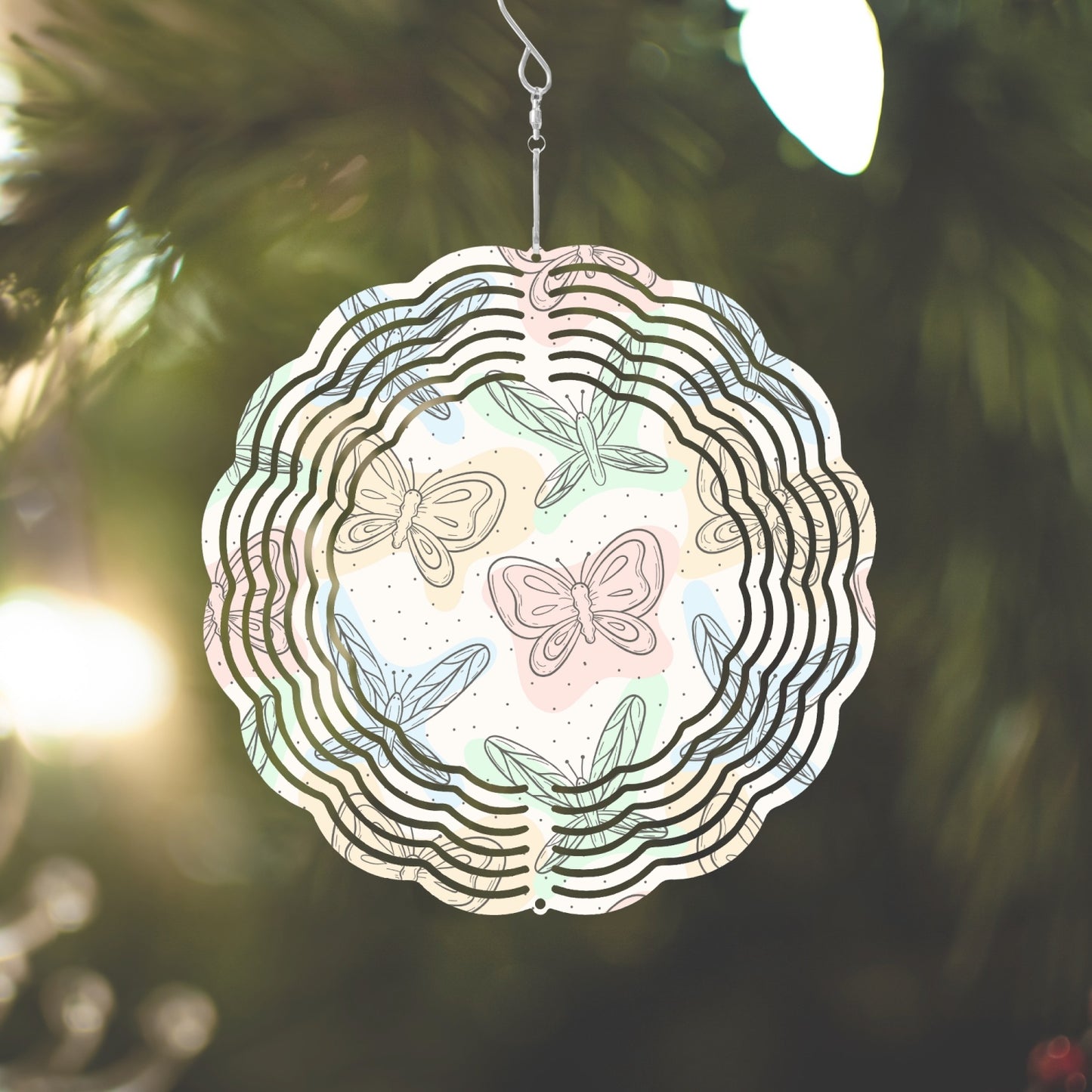 Butterfly Haven Flower Wind Spinner - Kim’s Signature Beauty & Accessories    