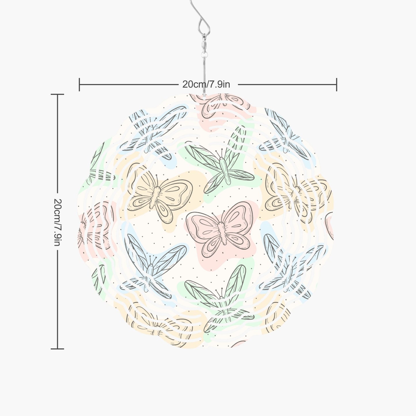 Butterfly Haven Flower Wind Spinner - Kim’s Signature Beauty & Accessories    