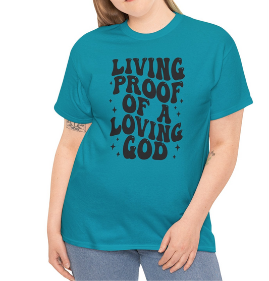 Living Proof of a living God Tee - Kim’s Signature Beauty & Accessories    