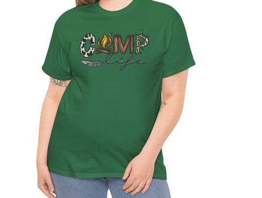 Camp Life | Cotton Tee - Kim’s Signature Beauty & Accessories    