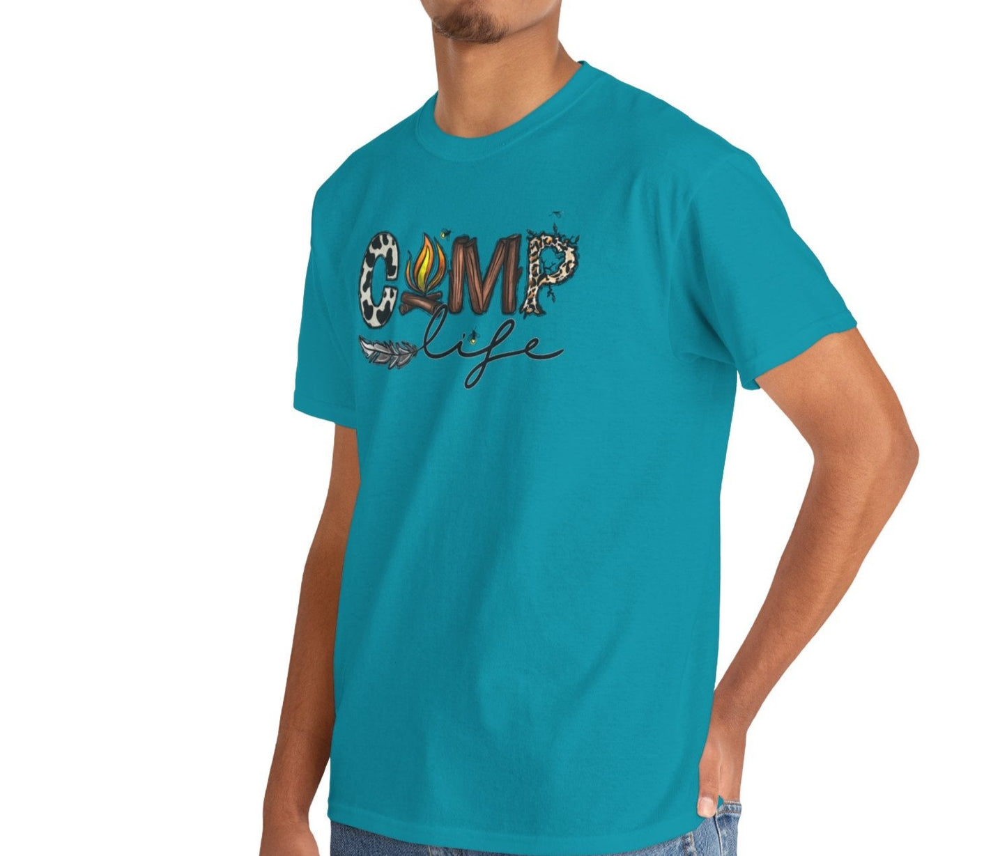 Camp Life | Cotton Tee - Kim’s Signature Beauty & Accessories    