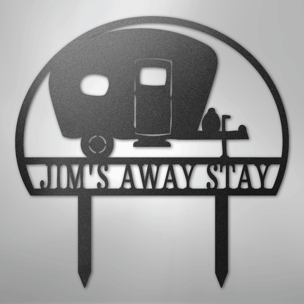 Camper Yard Monogram - Steel Sign - Kim’s Signature Beauty & Accessories