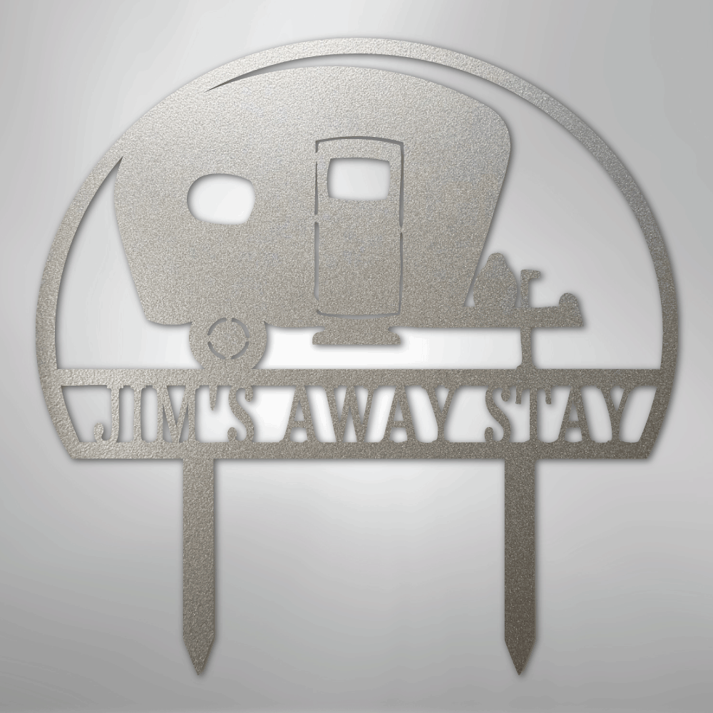 Camper Yard Monogram - Steel Sign - Kim’s Signature Beauty & Accessories