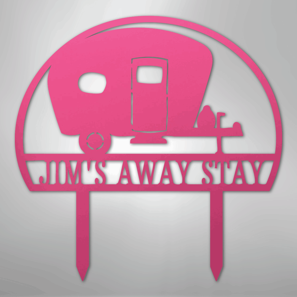 Camper Yard Monogram - Steel Sign - Kim’s Signature Beauty & Accessories
