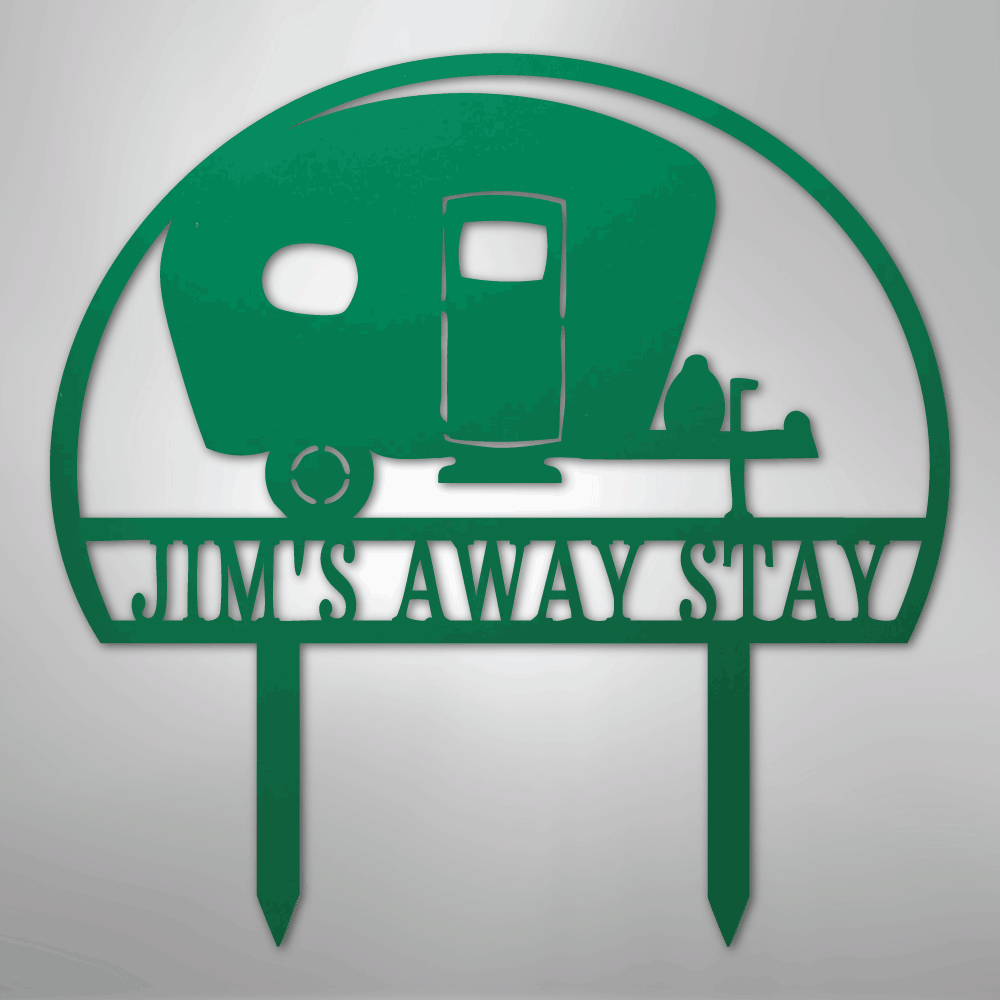 Camper Yard Monogram - Steel Sign - Kim’s Signature Beauty & Accessories