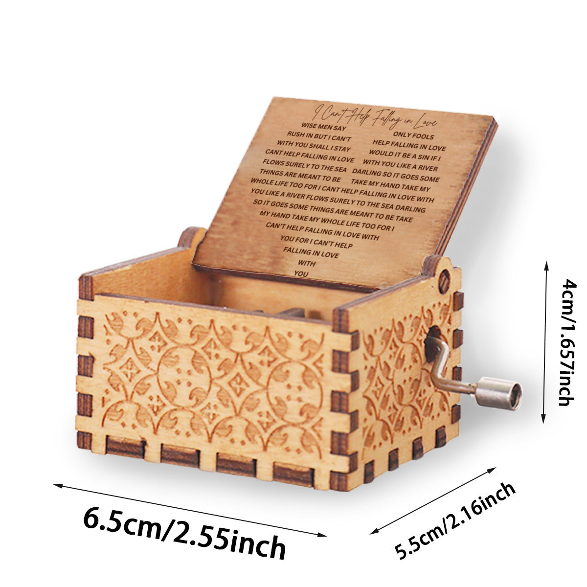 Can't Help Falling in Love Message Music Box - Kim’s Signature Beauty & Accessories    