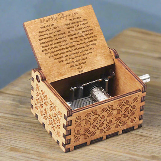 Can't Help Falling in Love Message Music Box - Kim’s Signature Beauty & Accessories    