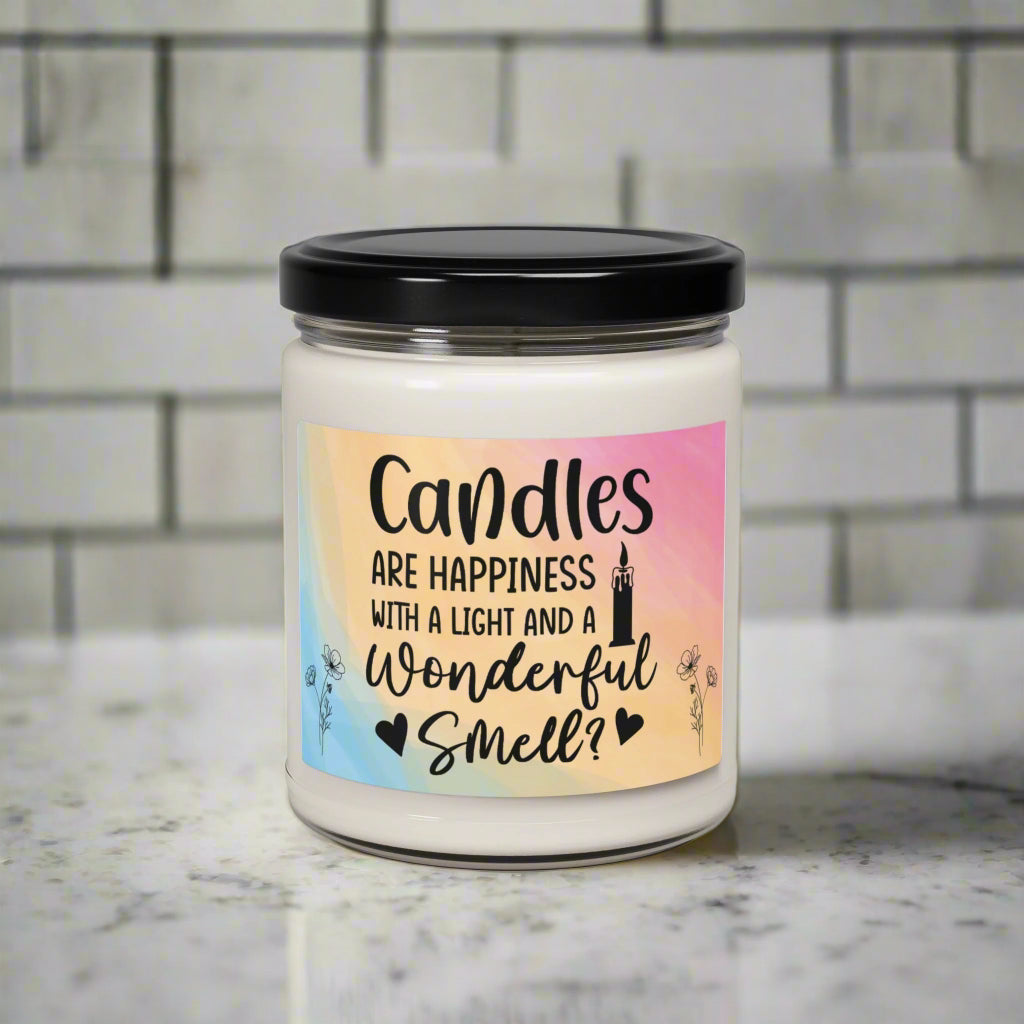 Candles are Happiness Scented Soy Candle, 9oz - Kim’s Signature Beauty & Accessories    