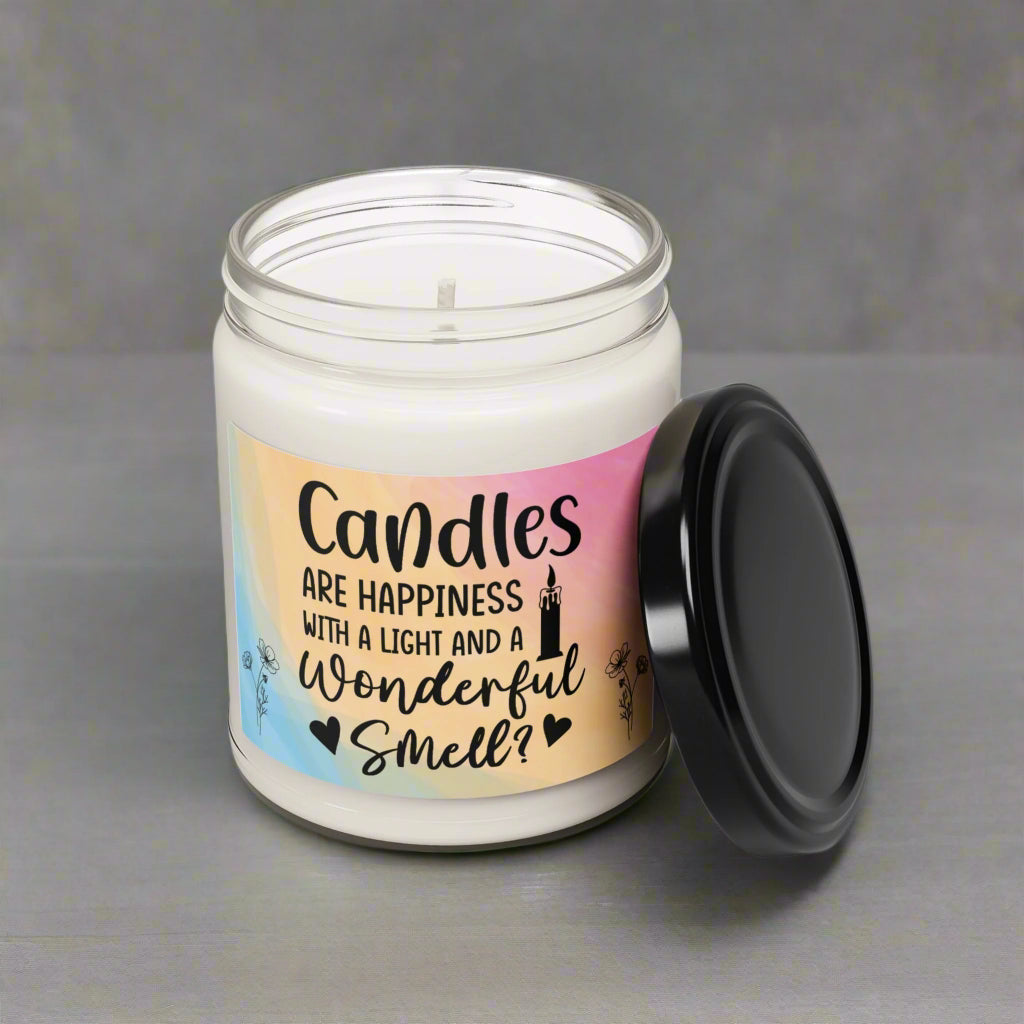 Candles are Happiness Scented Soy Candle, 9oz - Kim’s Signature Beauty & Accessories    
