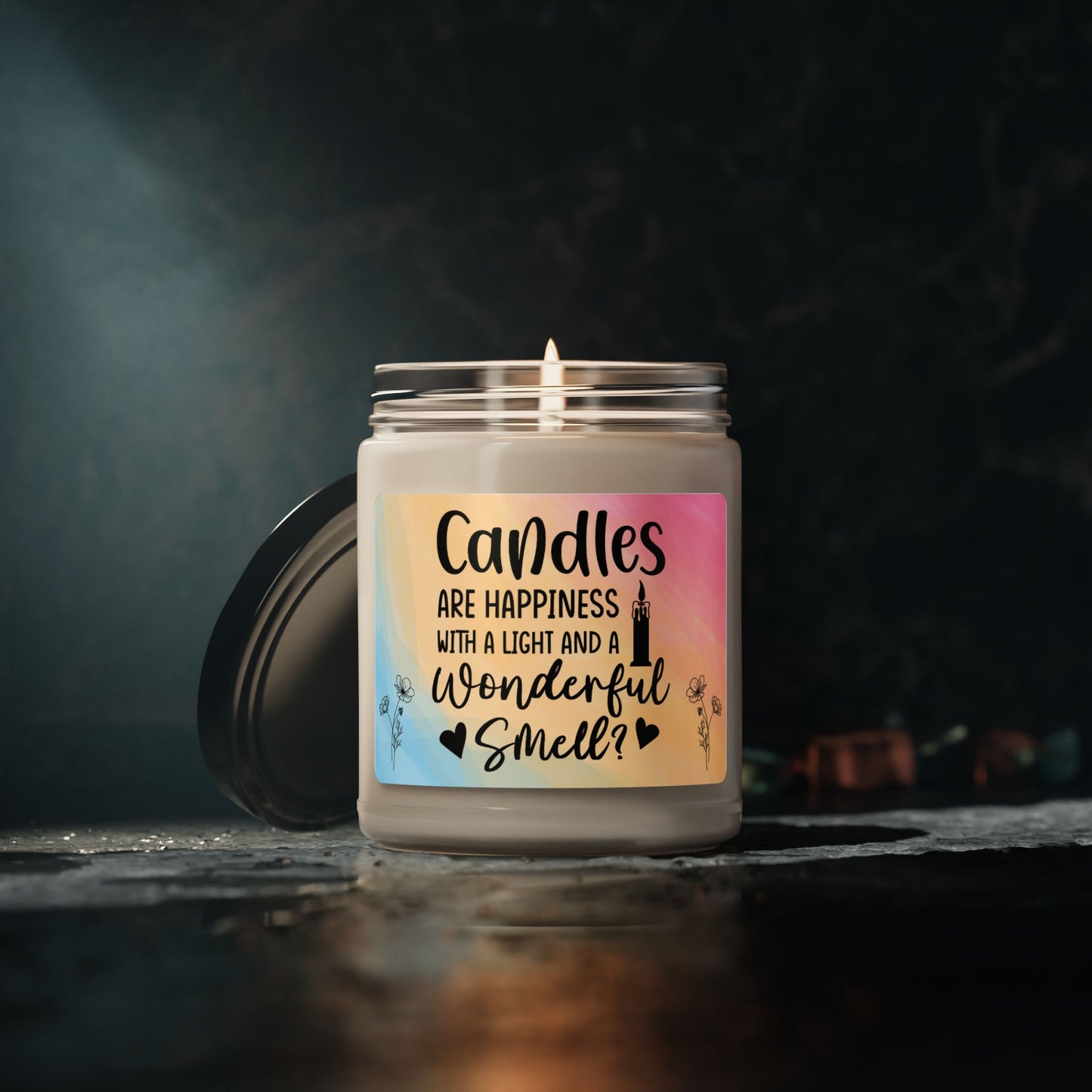 Candles are Happiness Scented Soy Candle, 9oz - Kim’s Signature Beauty & Accessories    