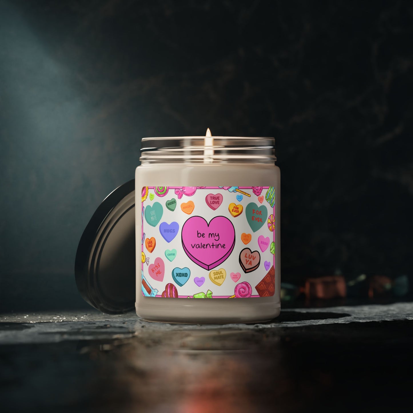 Candy Heart Scented Soy Candle, 9oz - Kim’s Signature Beauty & Accessories    