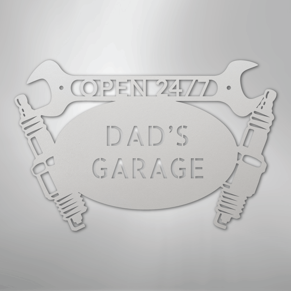 Car Garage Monogram - Steel Sign - Kim’s Signature Beauty & Accessories