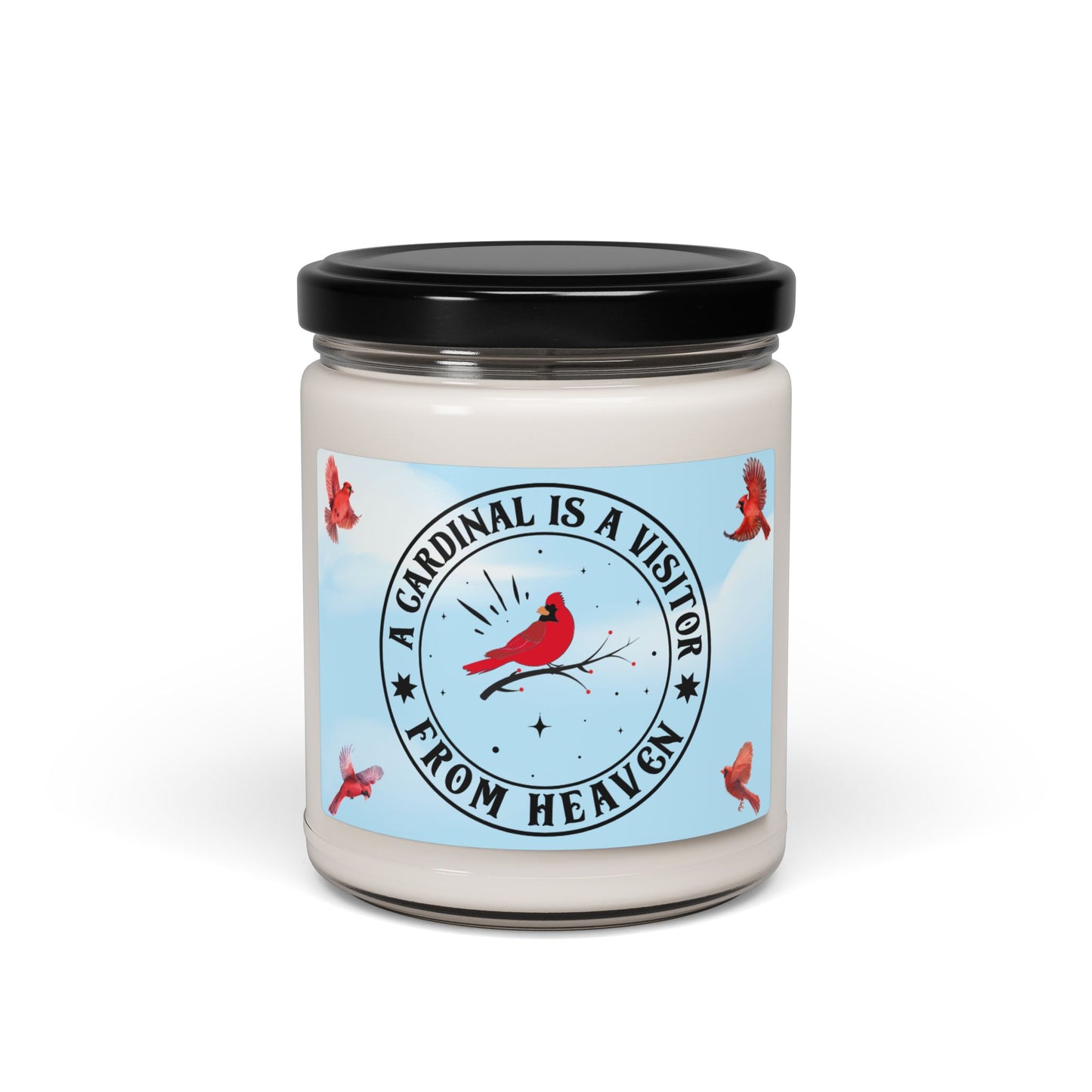 Cardinal is a Visitor Scented Soy Candle, 9oz - Kim’s Signature Beauty & Accessories    