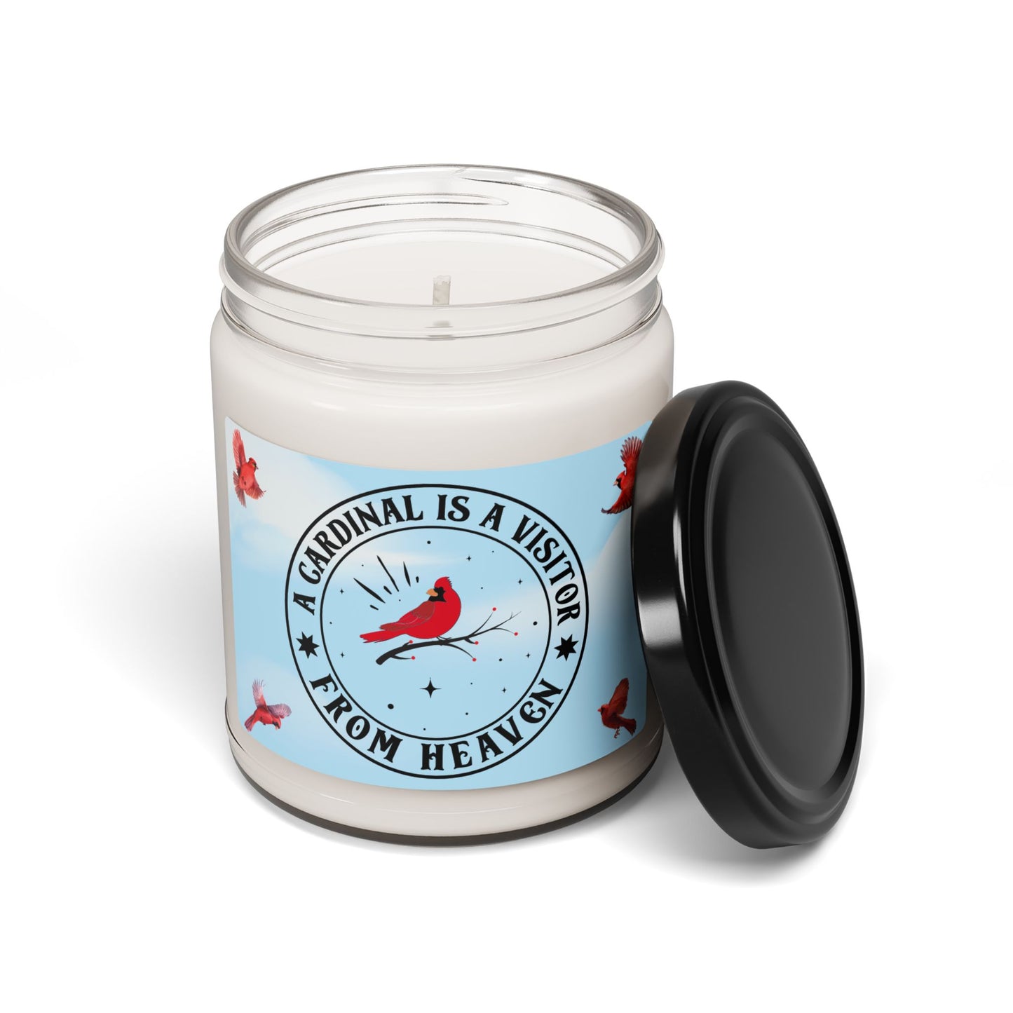 Cardinal is a Visitor Scented Soy Candle, 9oz - Kim’s Signature Beauty & Accessories    