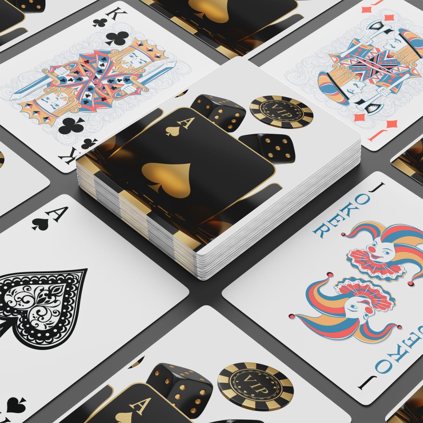 Cards & Chips Poker Playing Cards - Kim’s Signature Beauty & Accessories    