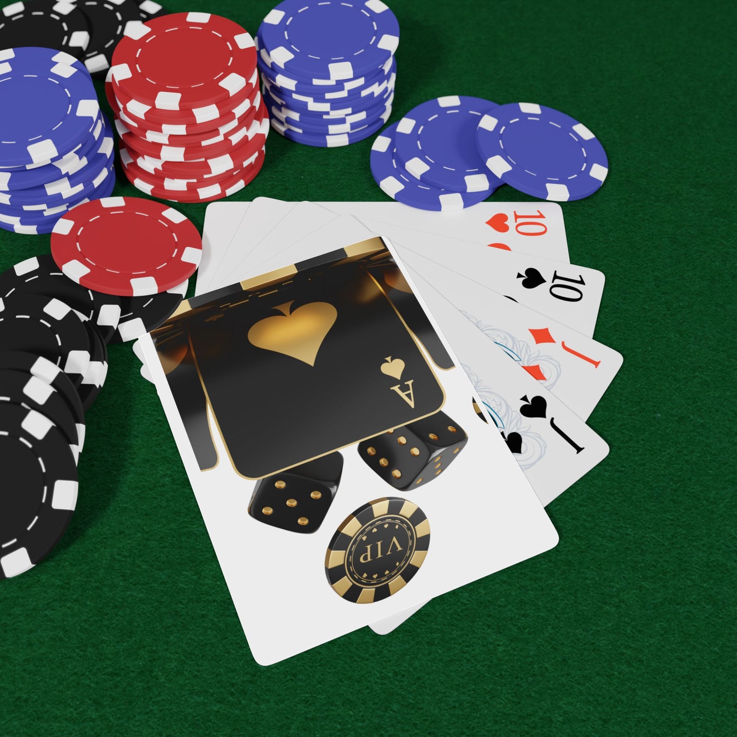 Cards & Chips Poker Playing Cards - Kim’s Signature Beauty & Accessories    