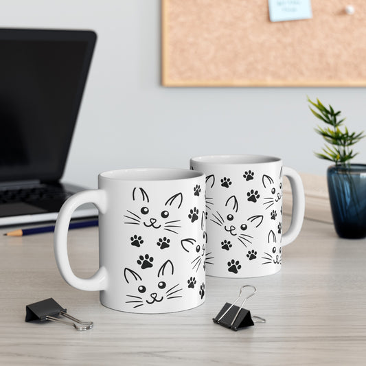 Cat Friends Ceramic Mug - Kim’s Signature Beauty & Accessories    
