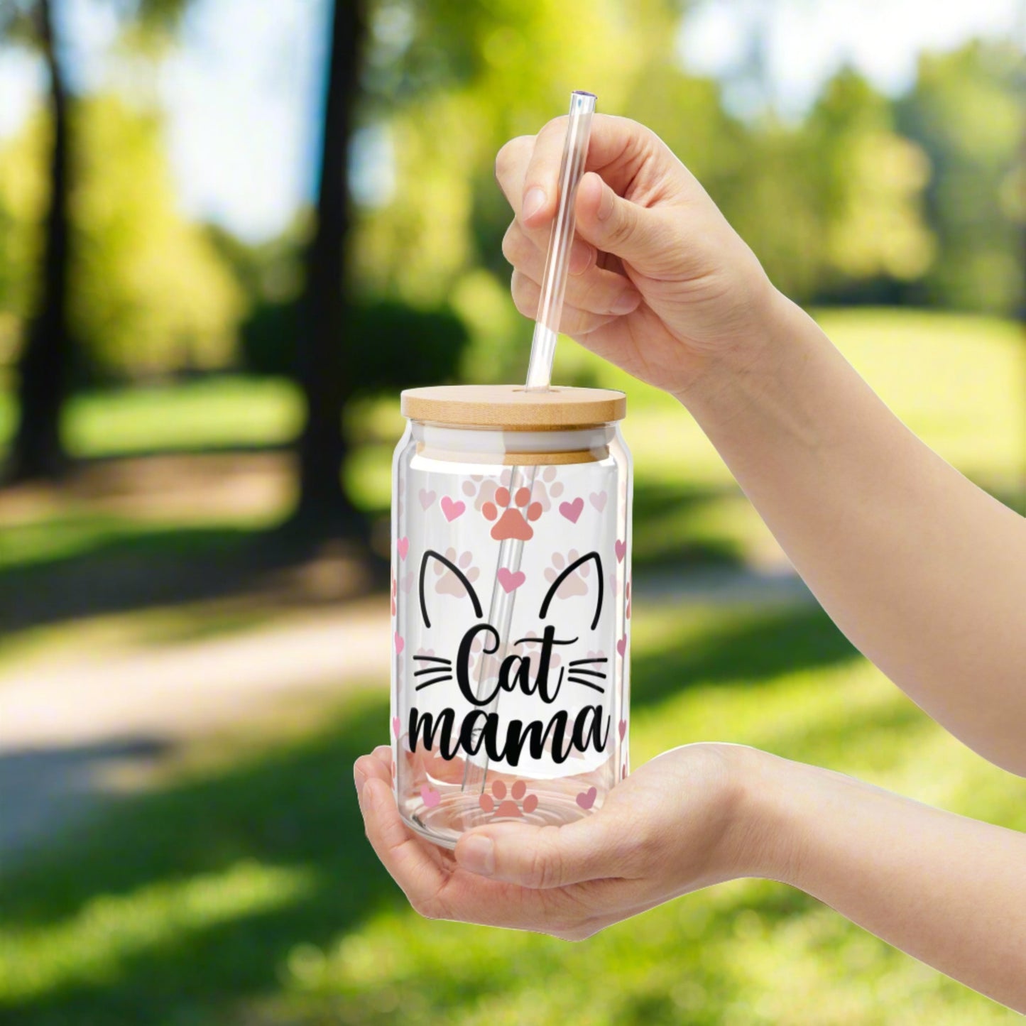 Cat Mama Glass sipper - Kim’s Signature Beauty & Accessories    