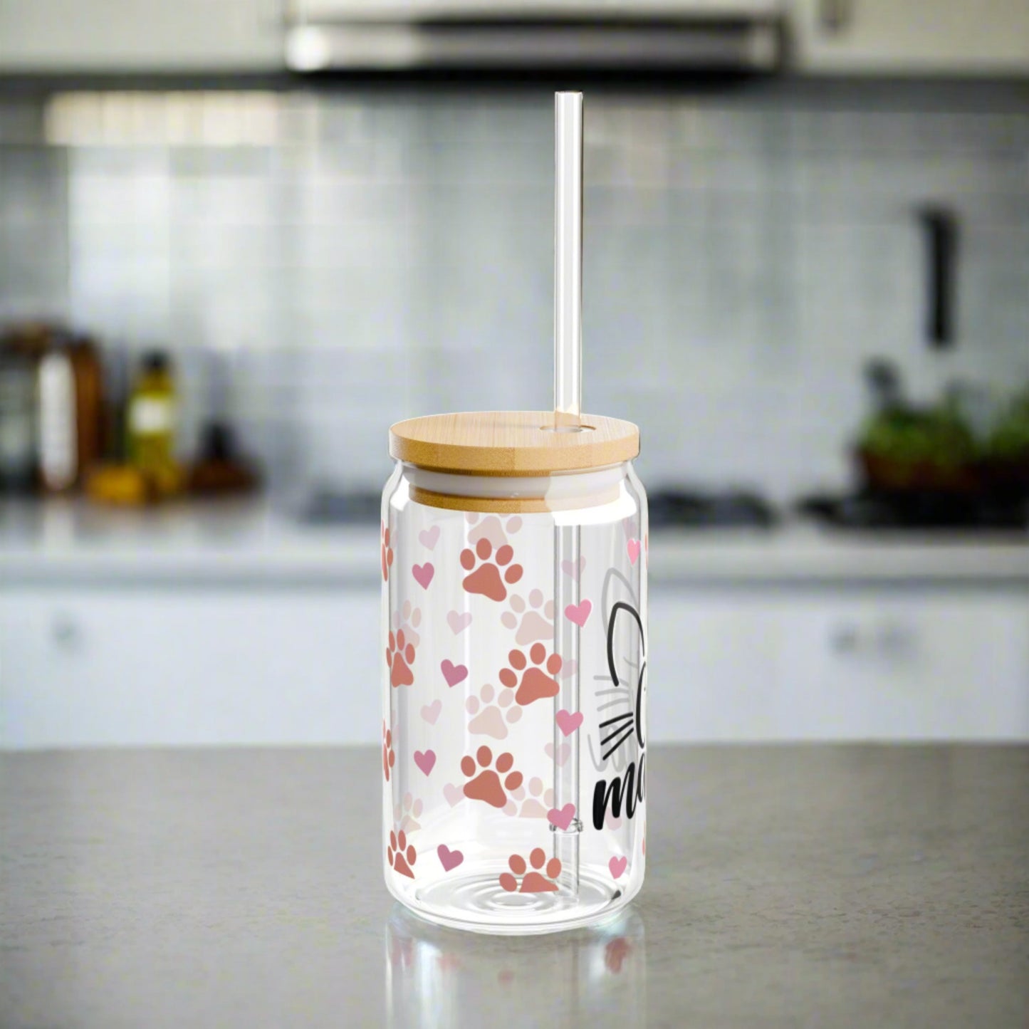 Cat Mama Glass sipper - Kim’s Signature Beauty & Accessories    