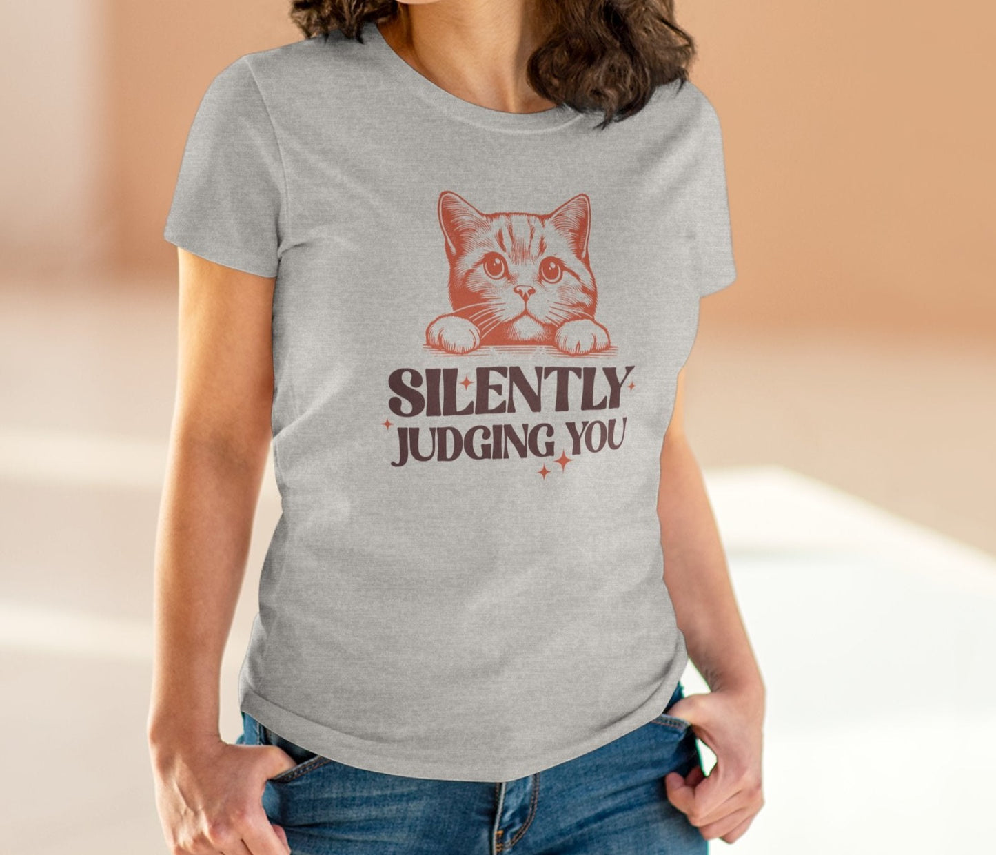 Cat's Silently Judging You Tee - Kim’s Signature Beauty & Accessories    